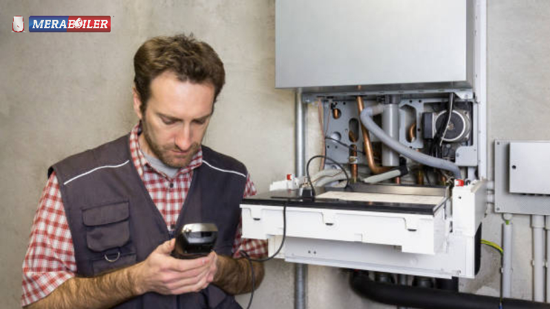 Emergency heating engineer providing urgent boiler repair service in London home