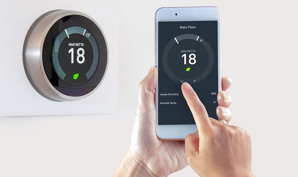 Smart thermostat fitting